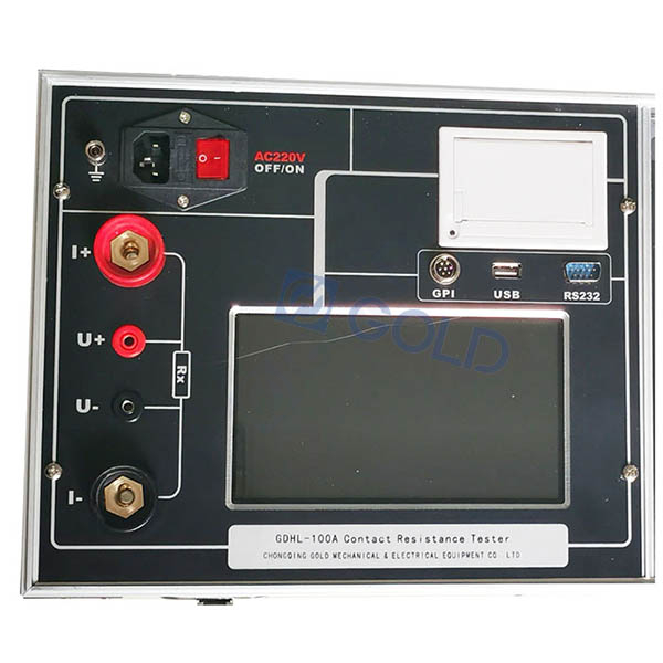 GDHL-100A portátil de alta tensão Testador de resistência ao disjuntor de disjuntor