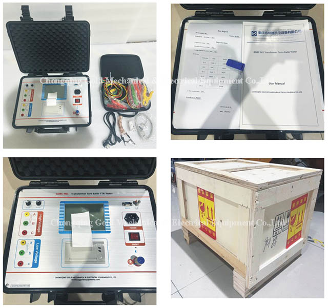 Chongqing ouro GDBC-901 Single e Tryas Fase Transformer TTR Tester pronto para remessa