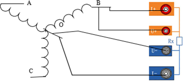 Testador de resistência do enrolamento do transformador